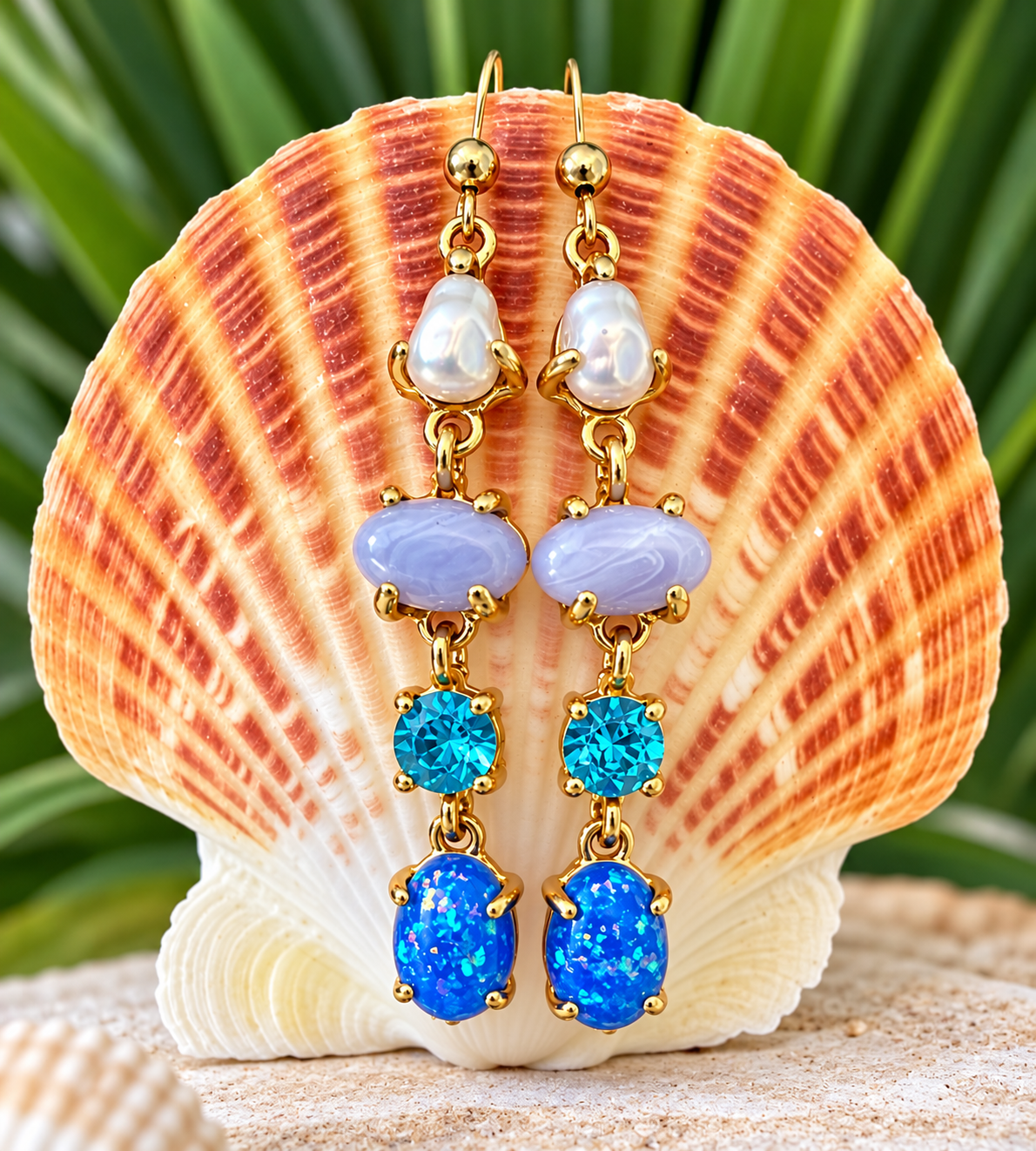 Ocean Jewel Earrings